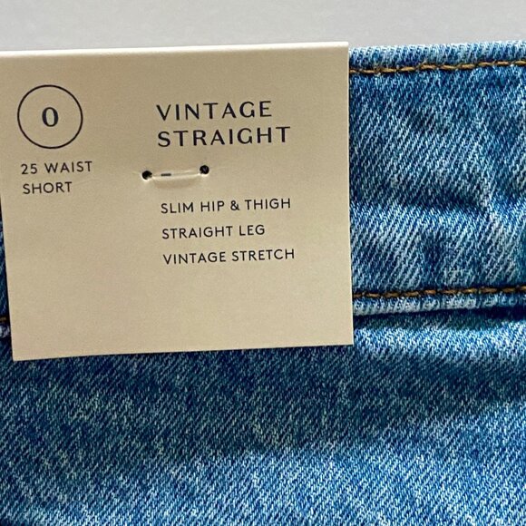 Universal Thread Vintage Stretch High-Rise Denim Jeans Womens 0 Short NEW NWT - Picture 6 of 13